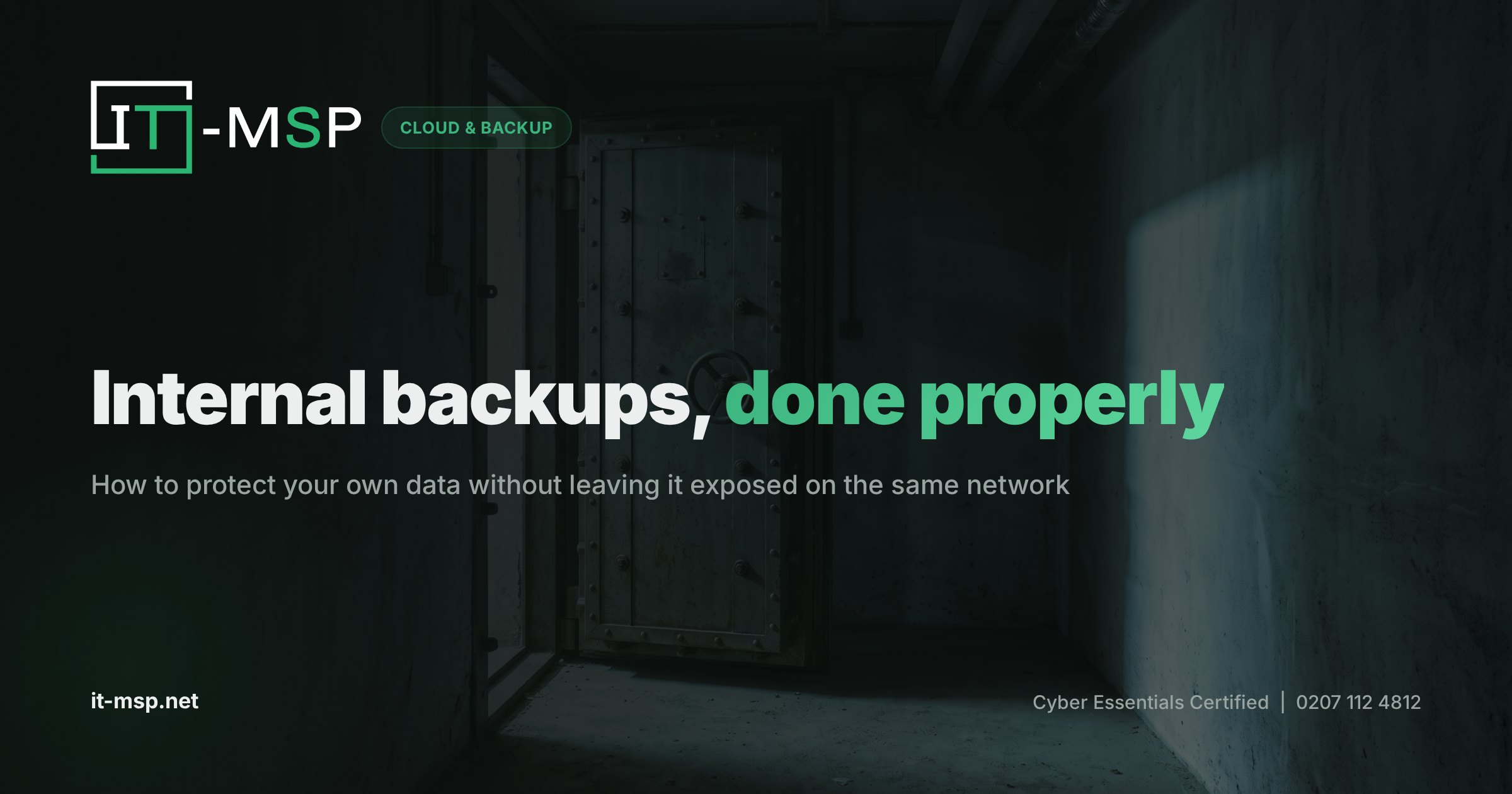 Internal Backups Done Right: How Small Businesses Can Protect Their Data Without Exposing Themselves