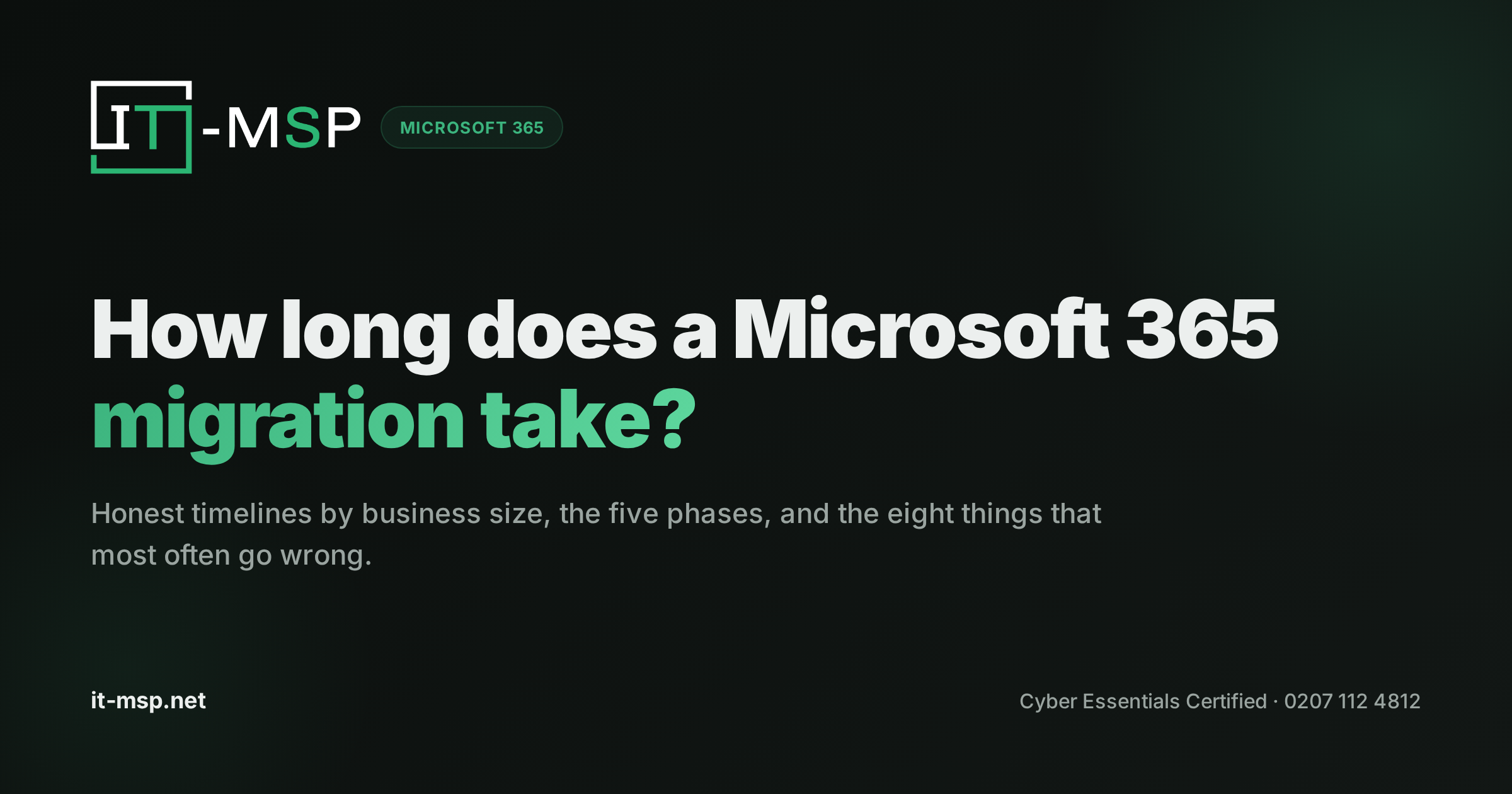 Microsoft 365 Migration: How Long It Really Takes and What Goes Wrong