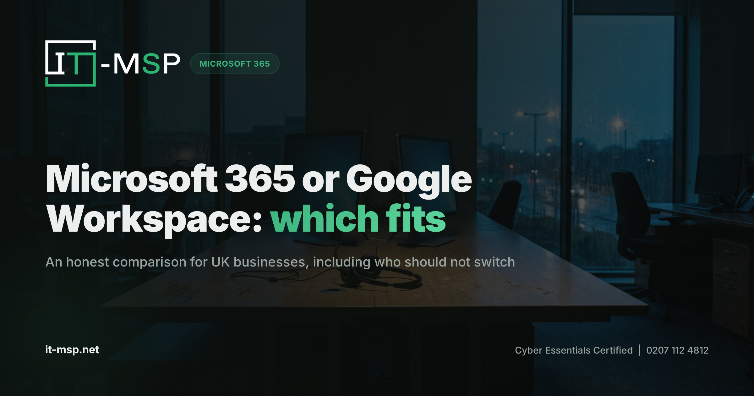 Microsoft 365 vs Google Workspace: Which Is Right for Your Business?